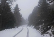 Έκλεισε η λεωφόρος Πάρνηθας λόγω χιονόπτωσης