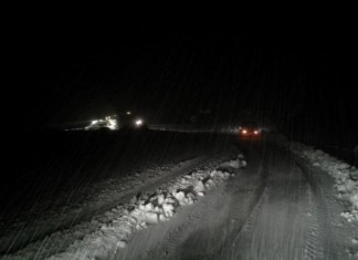 Κλειστή η λεωφόρος Χασιάς προς Δερβενοχώρια, λόγω χιονόπτωσης