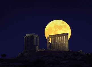 Αστεροσκοπείο Αθηνών, βραδιά, πανσέληνου,