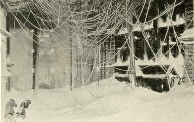σαν σήμερα, χιονοθύελλα, Αθήνα, διακοπή ρεύματος, 1917,