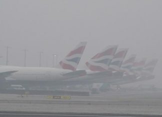 Λονδίνο, ομίχλη, πτήσεις,