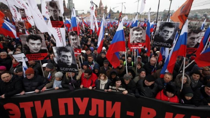 Ρωσία, διαδήλωση, Νεμτσόφ,