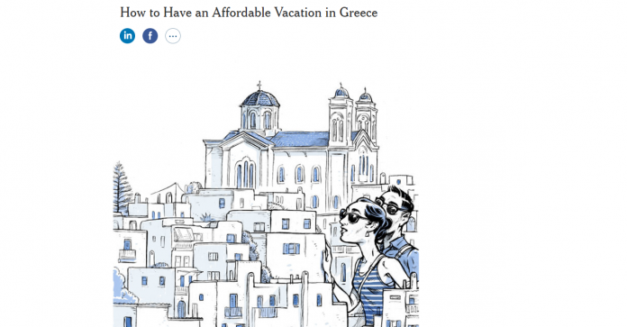 New York Times, Συμβουλές, διακοπές, Ελλάδα,