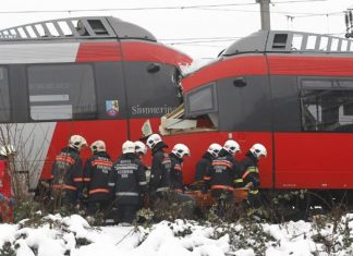 ΒΙΕΝΝΗ: Οκτώ τραυματίες από σύγκρουση δύο τρένων