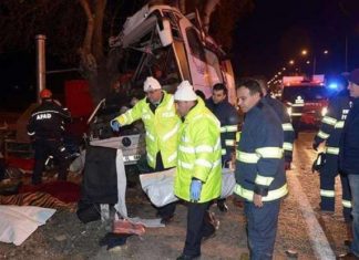 ΤΟΥΡΚΙΑ: Έντεκα νεκροί και 46 τραυματίες σε δυστύχημα με λεωφορείο