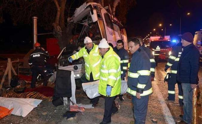 ΤΟΥΡΚΙΑ: Έντεκα νεκροί και 46 τραυματίες σε δυστύχημα με λεωφορείο