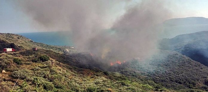 Ζάκυνθος: Ξέσπασε μεγάλη φωτιά στο Καλαμάκι