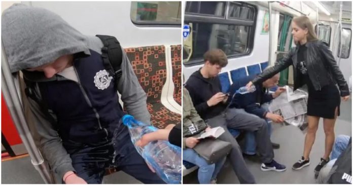 ΡΩΣΙΑ: Φοιτήτρια ρίχνει χλωρίνη σε άνδρες στο μετρό