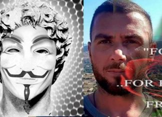 Οι Anonymous Greece επιτέθηκαν στην Αλβανία για τον Κωνσταντίνο Κατσιφά