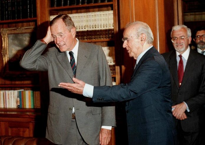 Η επίσκεψη Μπους στην Αθήνα το 1991