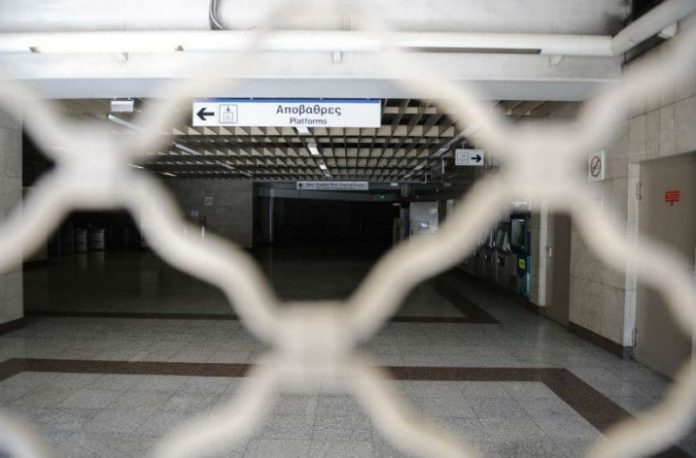 Μετρό: Κλείνουν πέντε σταθμοί του μετρό στο κέντρο της Αθήνας από τις 17:00 έως τις 21:00