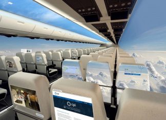Τα αεροπλάνα στο κοντινό μέλλον δεν θα έχουν παράθυρα και θα προσφέρουν απίστευτη πανοραμική θέα στους επιβάτες (βίντεο - εικόνες)