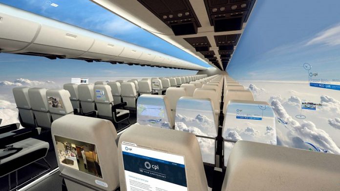 Τα αεροπλάνα στο κοντινό μέλλον δεν θα έχουν παράθυρα και θα προσφέρουν απίστευτη πανοραμική θέα στους επιβάτες (βίντεο - εικόνες)