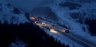 Φθιώτιδα: Έντονη χιονόπτωση προς Δομοκό