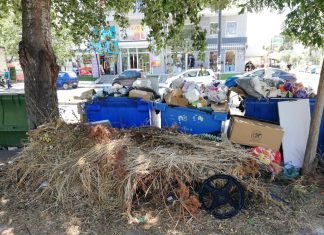 Θεσσαλονίκη: Βουνά σκουπιδιών μέσα στον καύσωνα